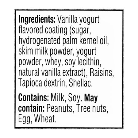 Sun-Maid Vanilla Yogurt Raisin Mini-Snacks – 10-Count Pouches, 140g (5 oz)