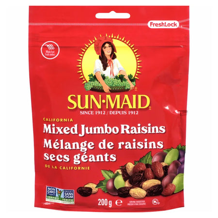 Sun-Maid Mixed Jumbo Raisins – 200 g (7.1 oz)
