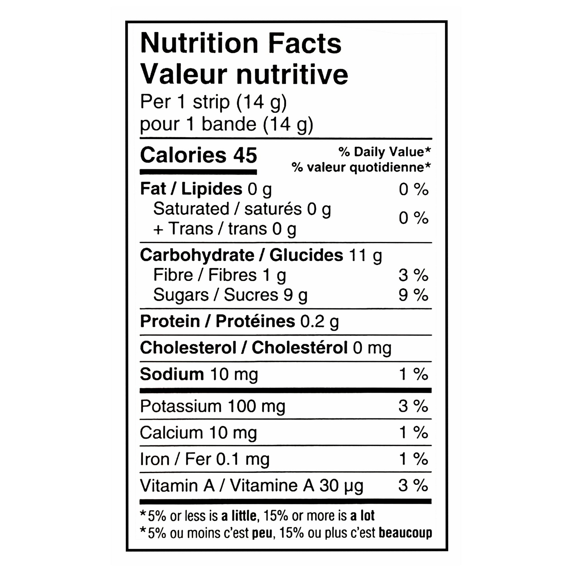 SunRype Fruit to Go +Veggie Strips Apple Berry & Strawberry 9x14g