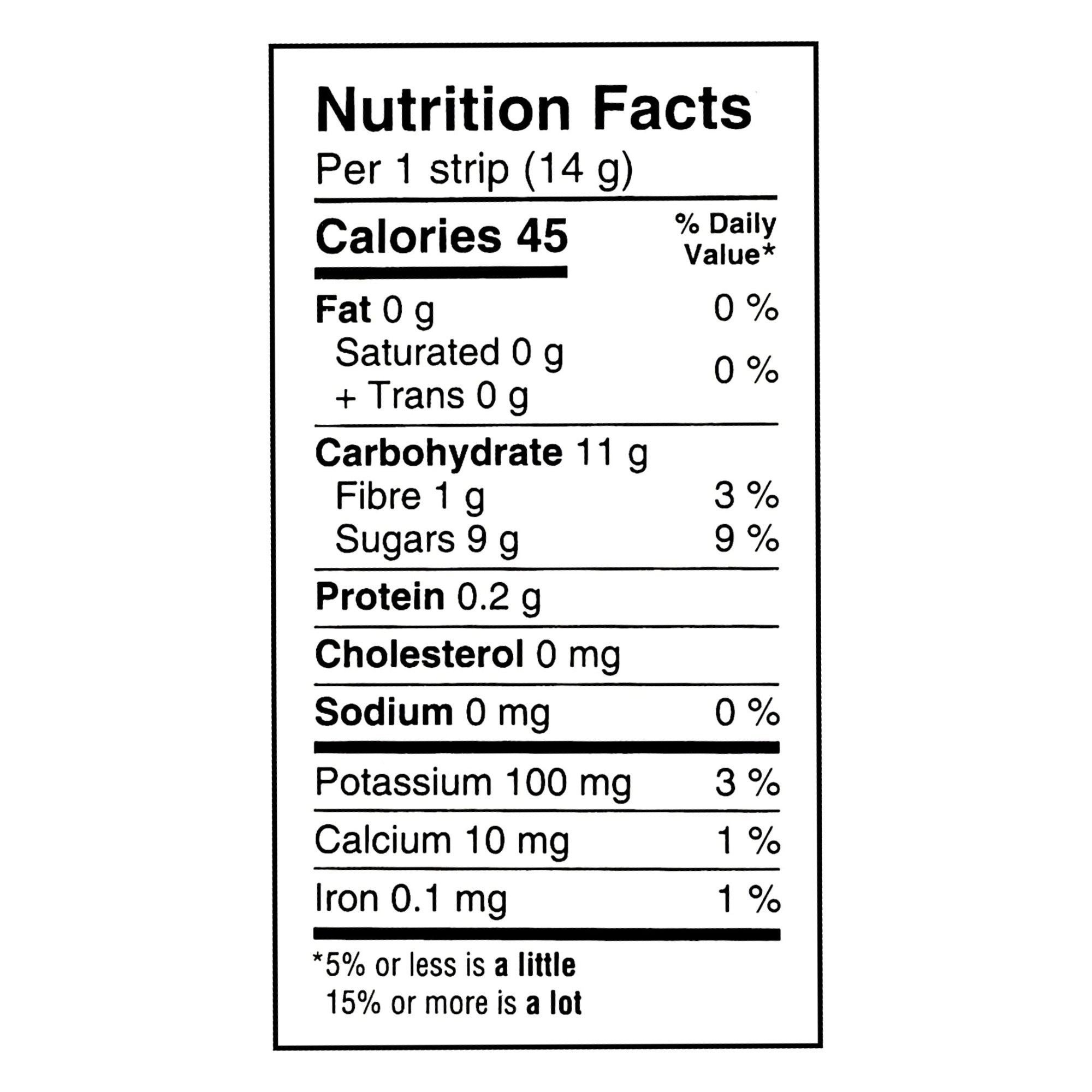 SunRype Fruit to Go Strips 3 Flavors Apple Strawberry Wildberry 24x14g