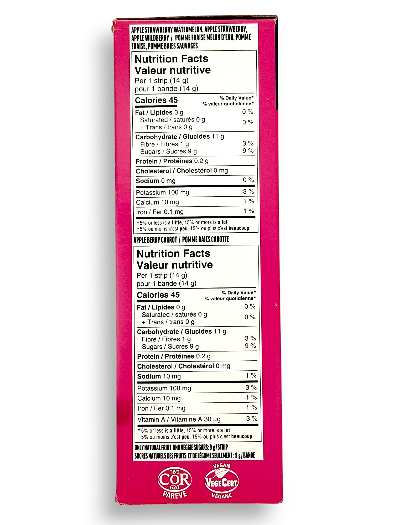 SunRype Fruit to Go Snack - Variety Pack of 72 - Right Side