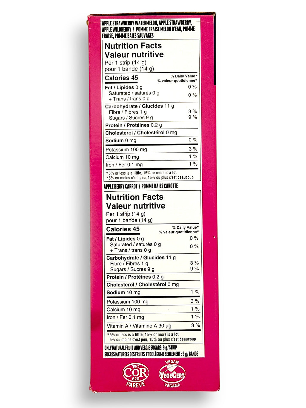 SunRype Fruit to Go Snack - Variety Pack of 72 - Right Side
