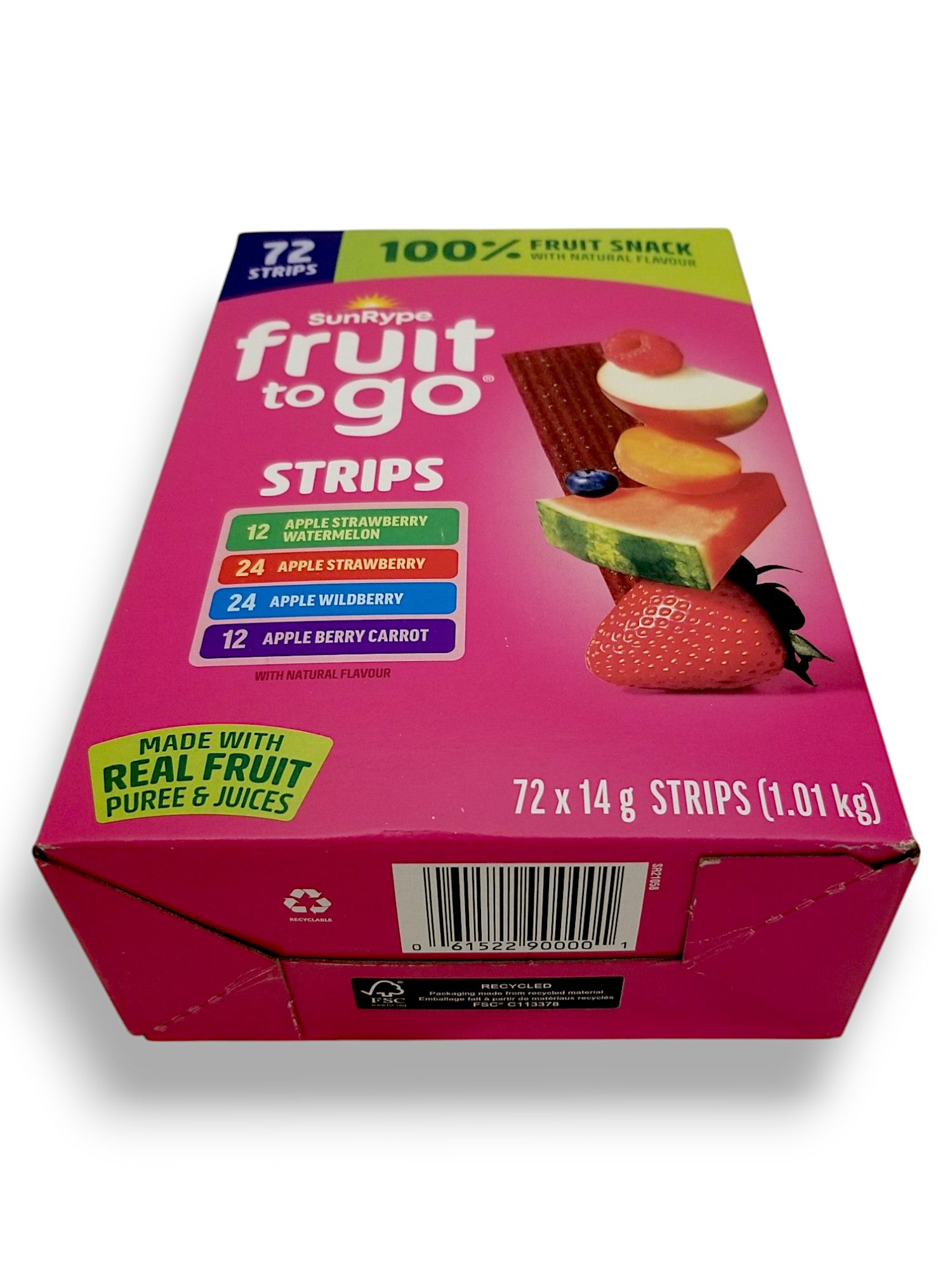 SunRype Fruit to Go Snack - Variety Pack of 72 - Bottom