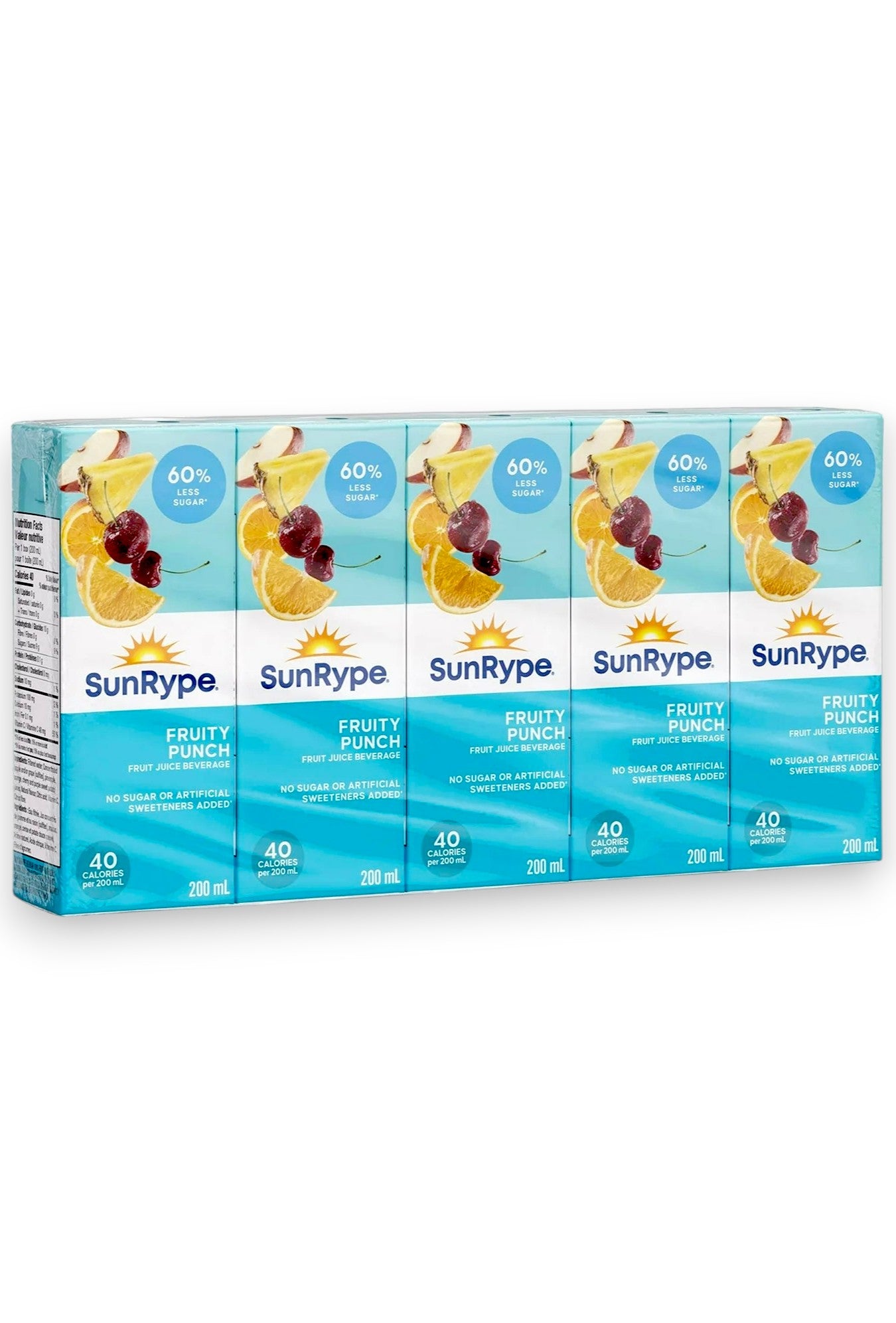 Sun Rype Juice Box SunRype Fruity Punch Juice Boxes Perfect for On-The-Go, 60% Less Sugar