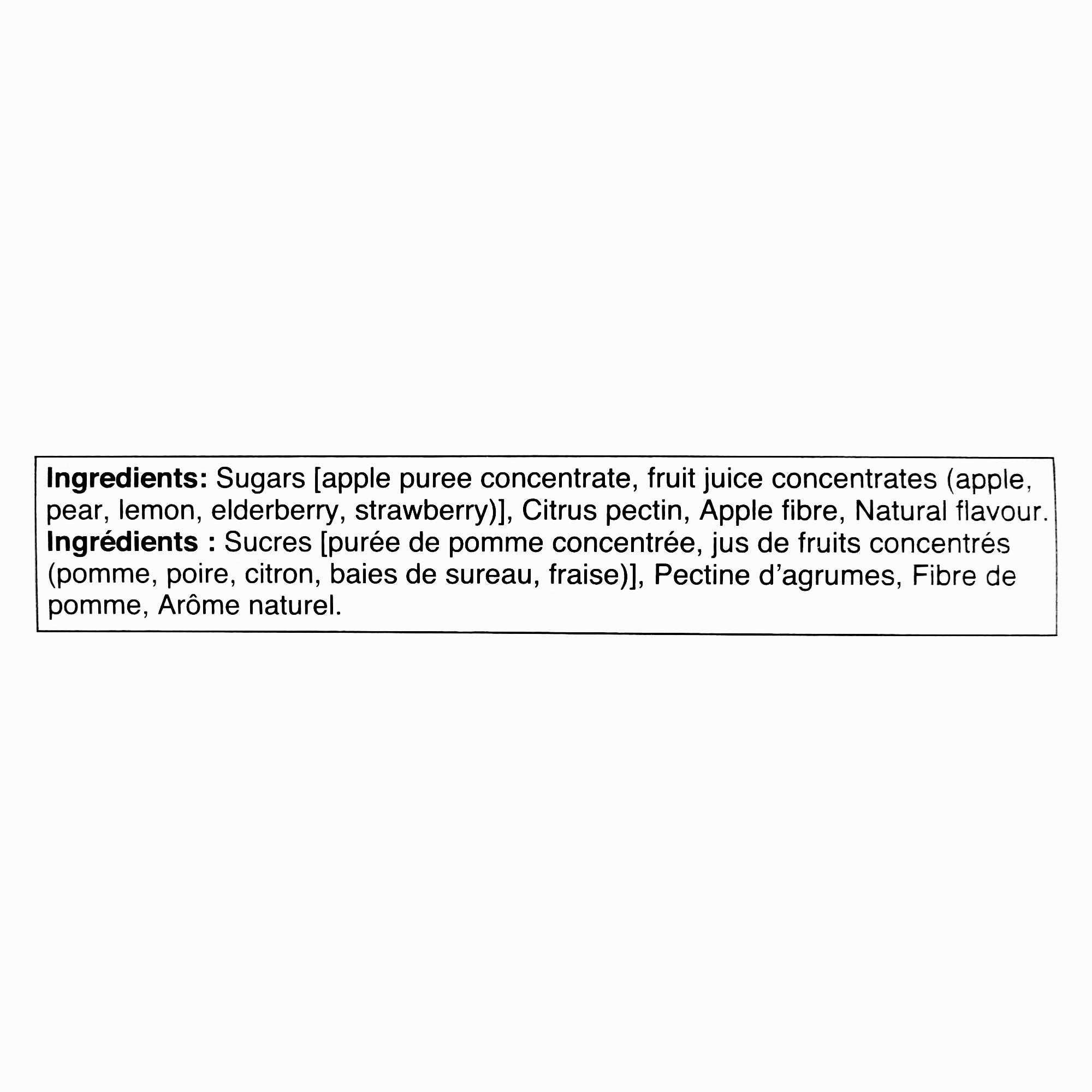 SunRype Fruit to Go Bites Canadian Animal Shapes Apple Strawberry 8x14g