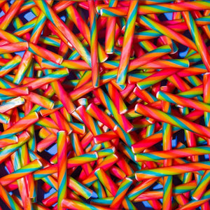 Spring Candy Rainbow Ropes SweeTarts Twisted Rainbow Punch Ropes, 141g/5 oz. Bag | Caffeine Cams ...