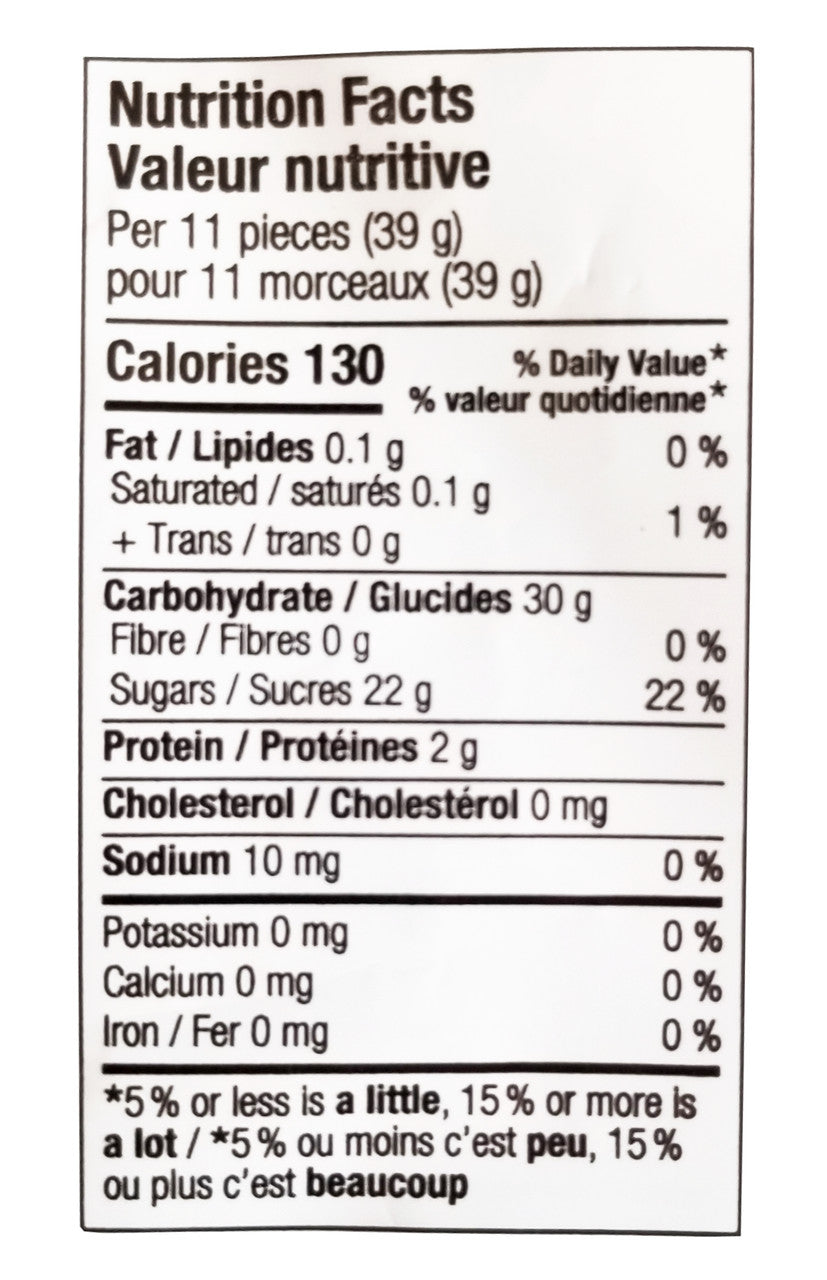 Mondoux Sweet Sixteen Mini Cola Gummy Candies, 400g/14 oz., {Imported from Canada}