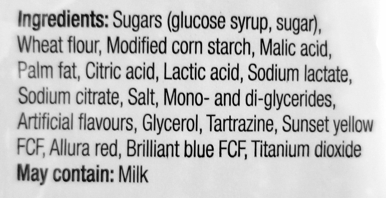 Mondoux Sweet Sixteen Sour Ribbon Licorice Gummy, 125g/4.3 oz., {Imported from Canada}