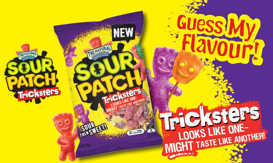 Maynards Sour Patch Kids Tricksters Halloween Candy, 24 Fun Treats, 300g/10.5 oz Bag {Imported from Canada}