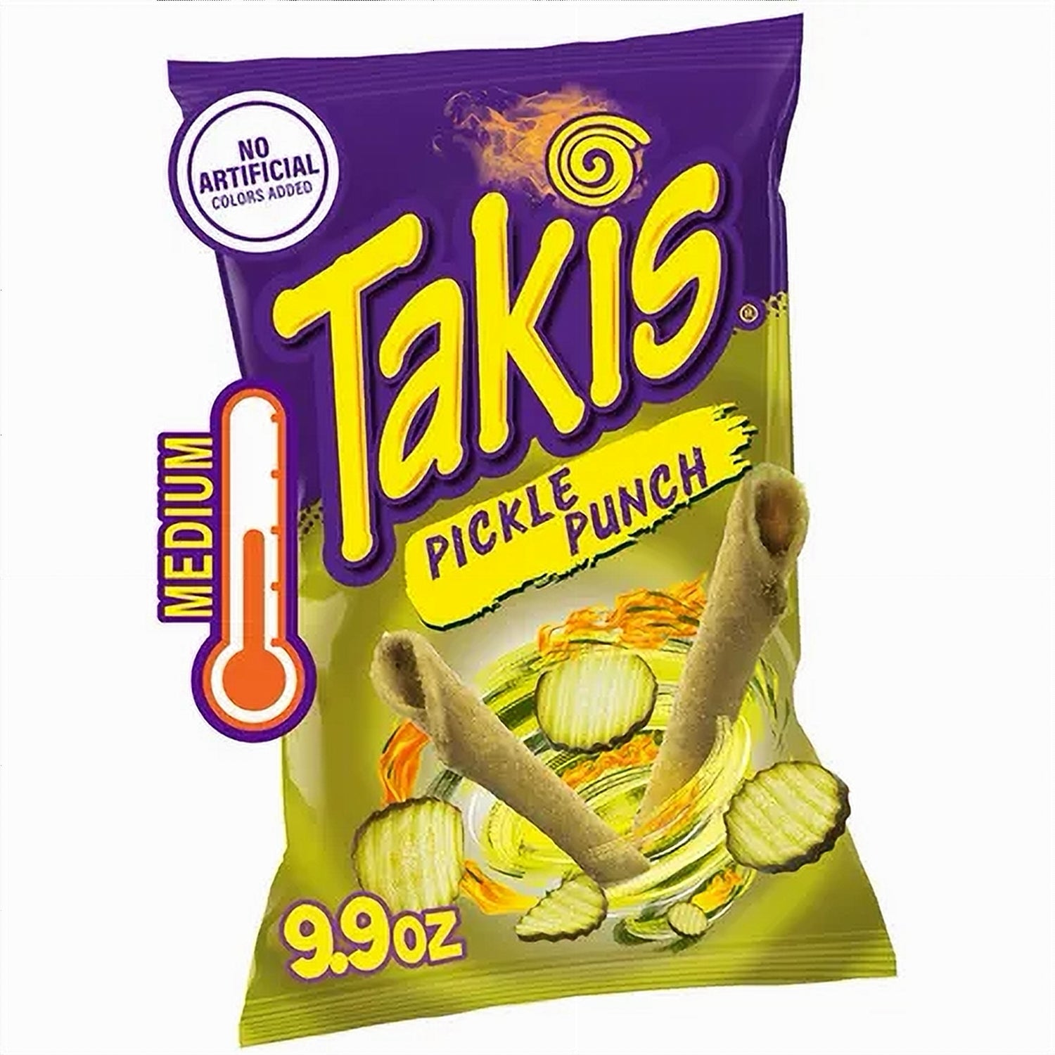 Takis Pickle Punch Rolled Tortilla Chips 260g front package — crunchy rolled corn chips
