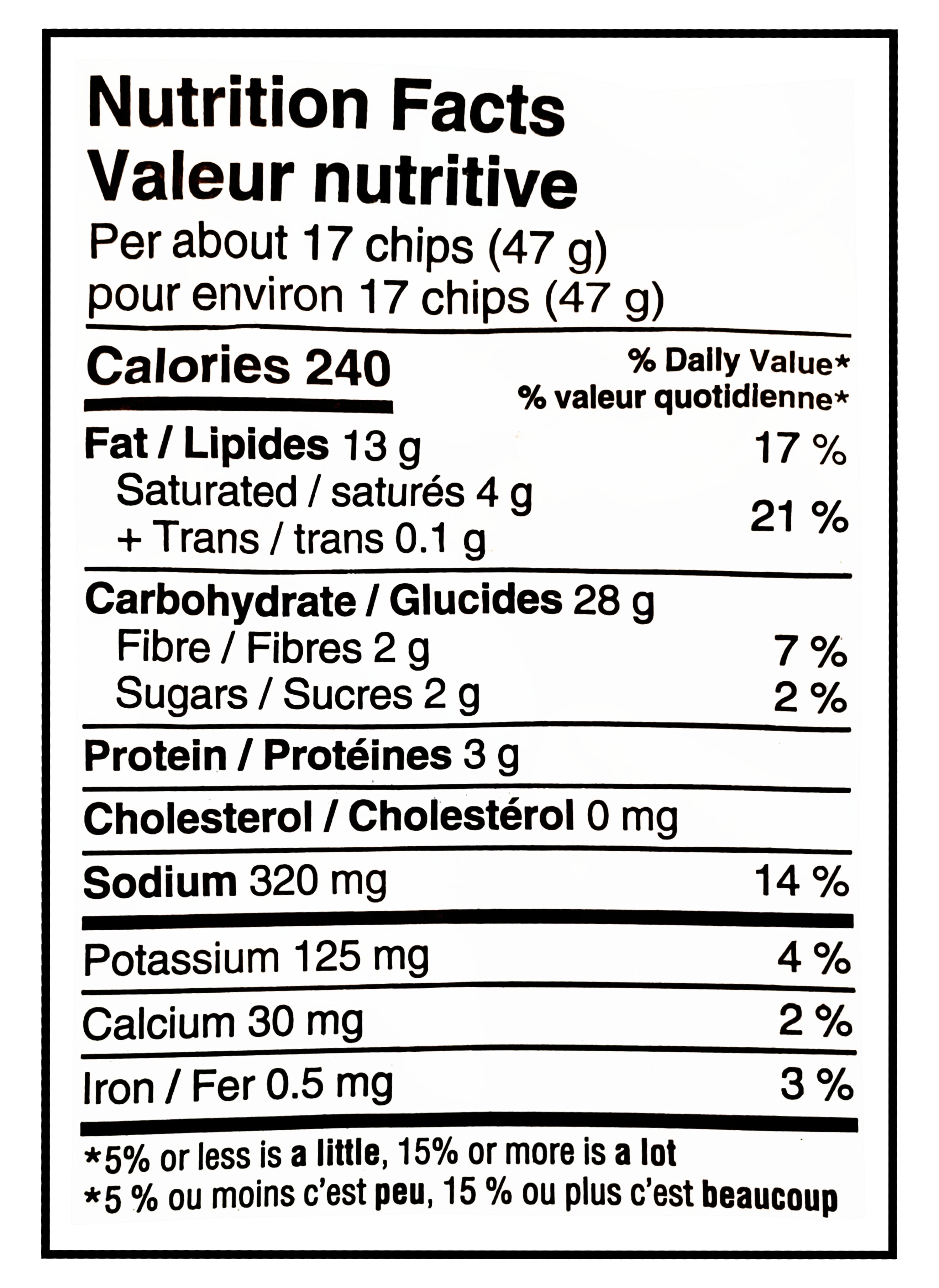 Takis Buckin' Ranch Non-Spicy Rolled Tortilla Chips, 260g/9.1 oz - Nutrition Facts Label