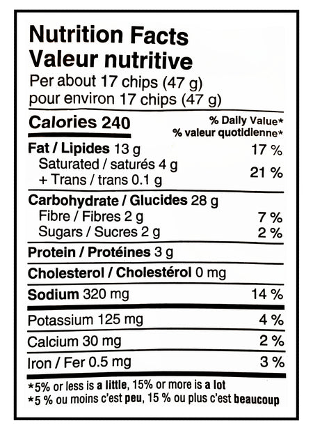 Takis Buckin' Ranch Non-Spicy Rolled Tortilla Chips, 260g/9.1 oz - Nutrition Facts Label