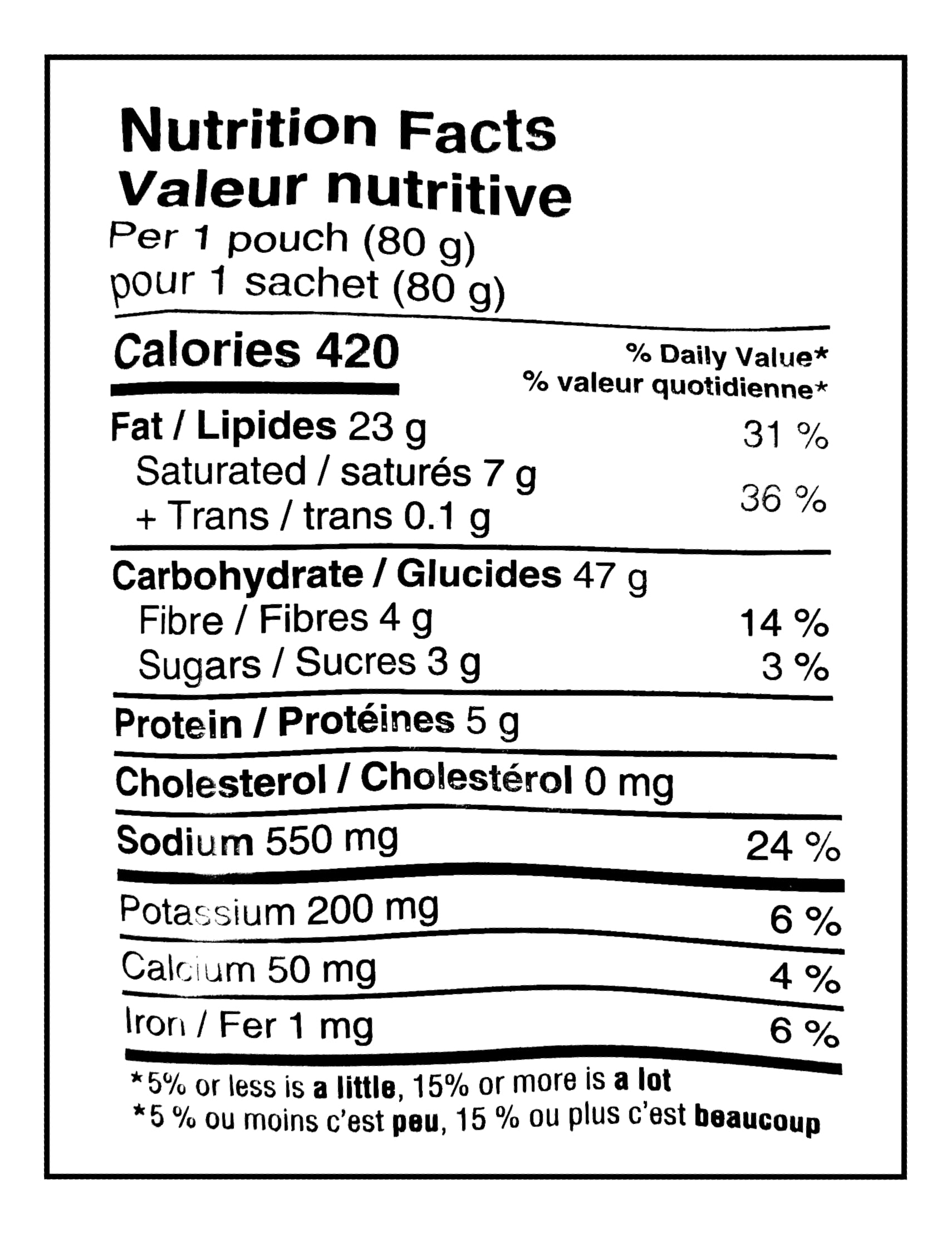 Takis Buckin' Ranch Non-Spicy Rolled Tortilla Chips, 80g/2.8 oz - Nutrition Facts Label
