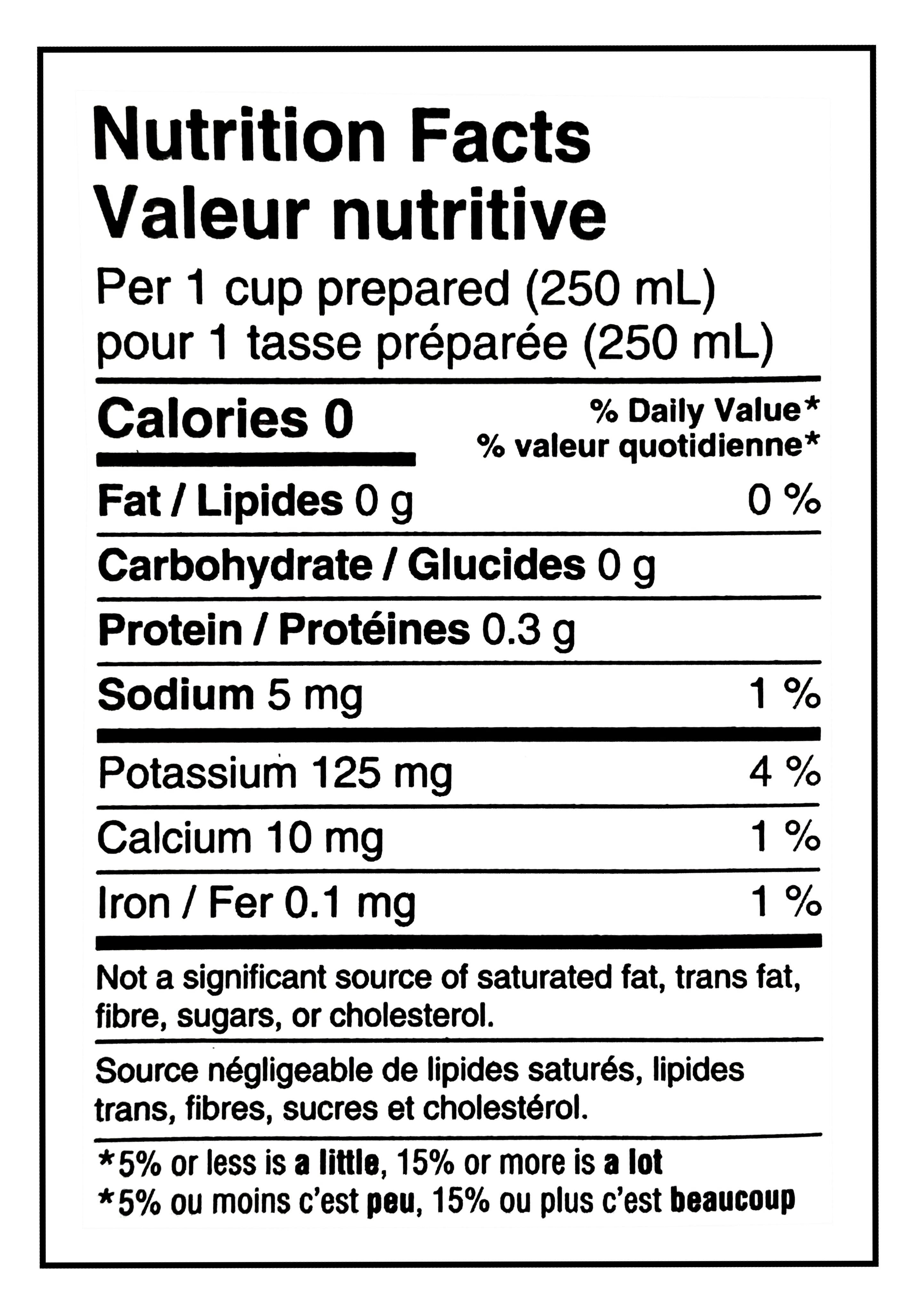 Tassimo Maxwell House Decaf coffee single serve discs, 14ct, 110g/3.9 oz. - Nutrition Facts Label