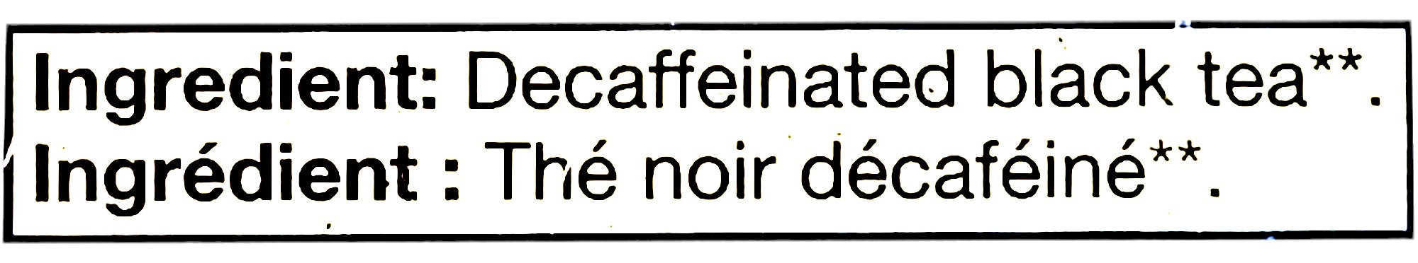 Tetley Orange Pekoe Decaffeinated Black Tea - 48 Count, 96g/3.4 oz