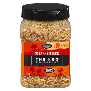 The Keg Steakhouse Steak Seasoning, No MSG Added, 725g Bottle