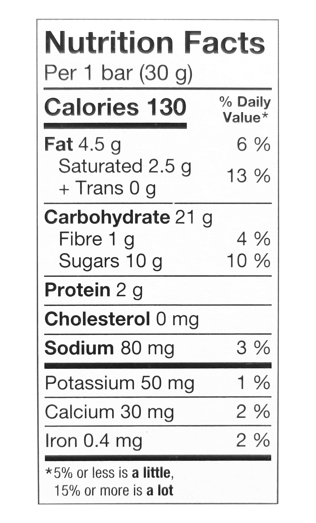 Tim Hortons Boston Cream Granola Bars, Peanut Free, 5 Count, 150g/5.25 oz. Box