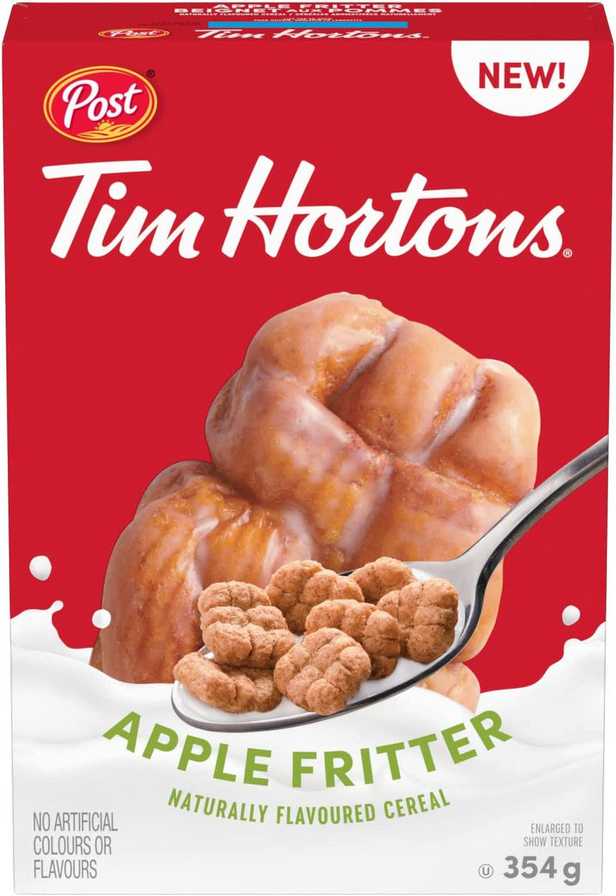 Tim Hortons Apple Fritter Breakfast Cereal, 354g/12.4 oz. Box