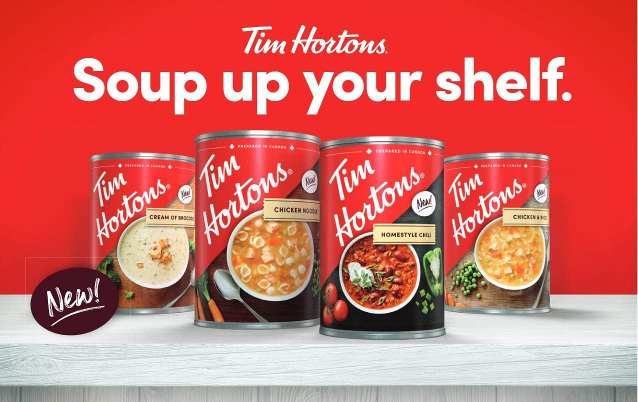 Tim Hortons Chicken Noodle Soup, Ready-to-Serve, 540mL/18 fl.oz. and other Tim Horton Soups
