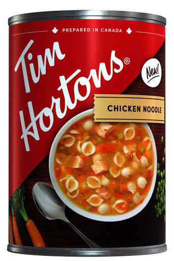 Tim Hortons Chicken Noodle Soup, Ready-to-Serve, 540mL/18 fl.oz Front