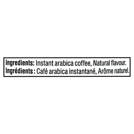 Tim Hortons Maple Flavored Instant Coffee ingredients list