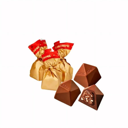 Toblerone Milk Chocolate Covered Truffles With Pieces Of Honey & Almond Nougat