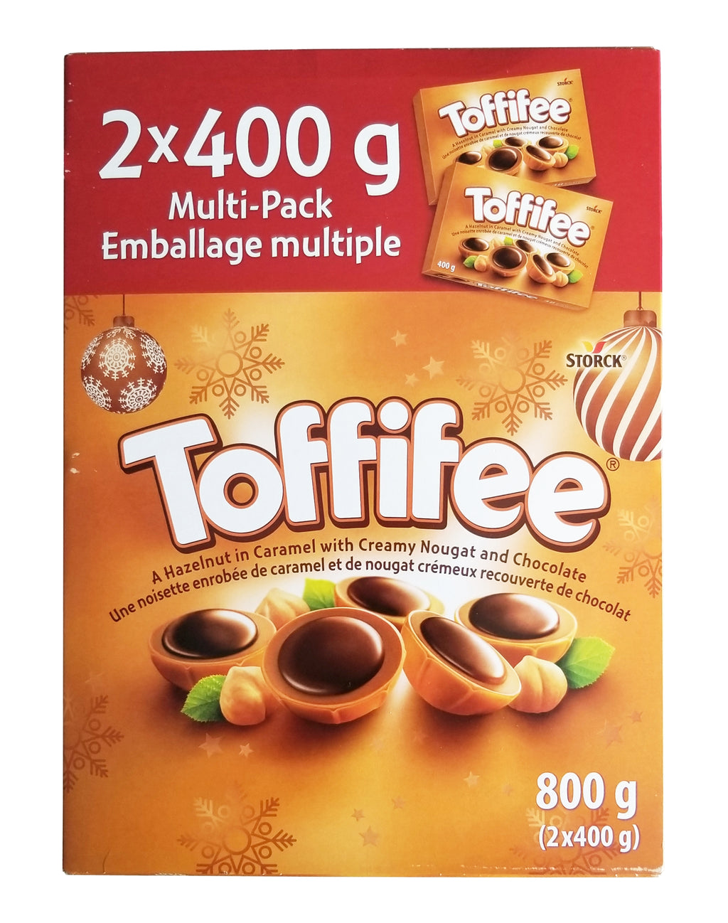 Storck Toffifee Chocolate, Christmas Gift Box, 2 x 400g/14 oz. Box {Imported from Canada}