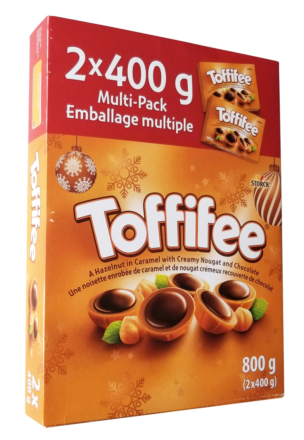 Storck Toffifee Chocolate, Christmas Gift Box, 2 x 400g/14 oz. Box {Imported from Canada}