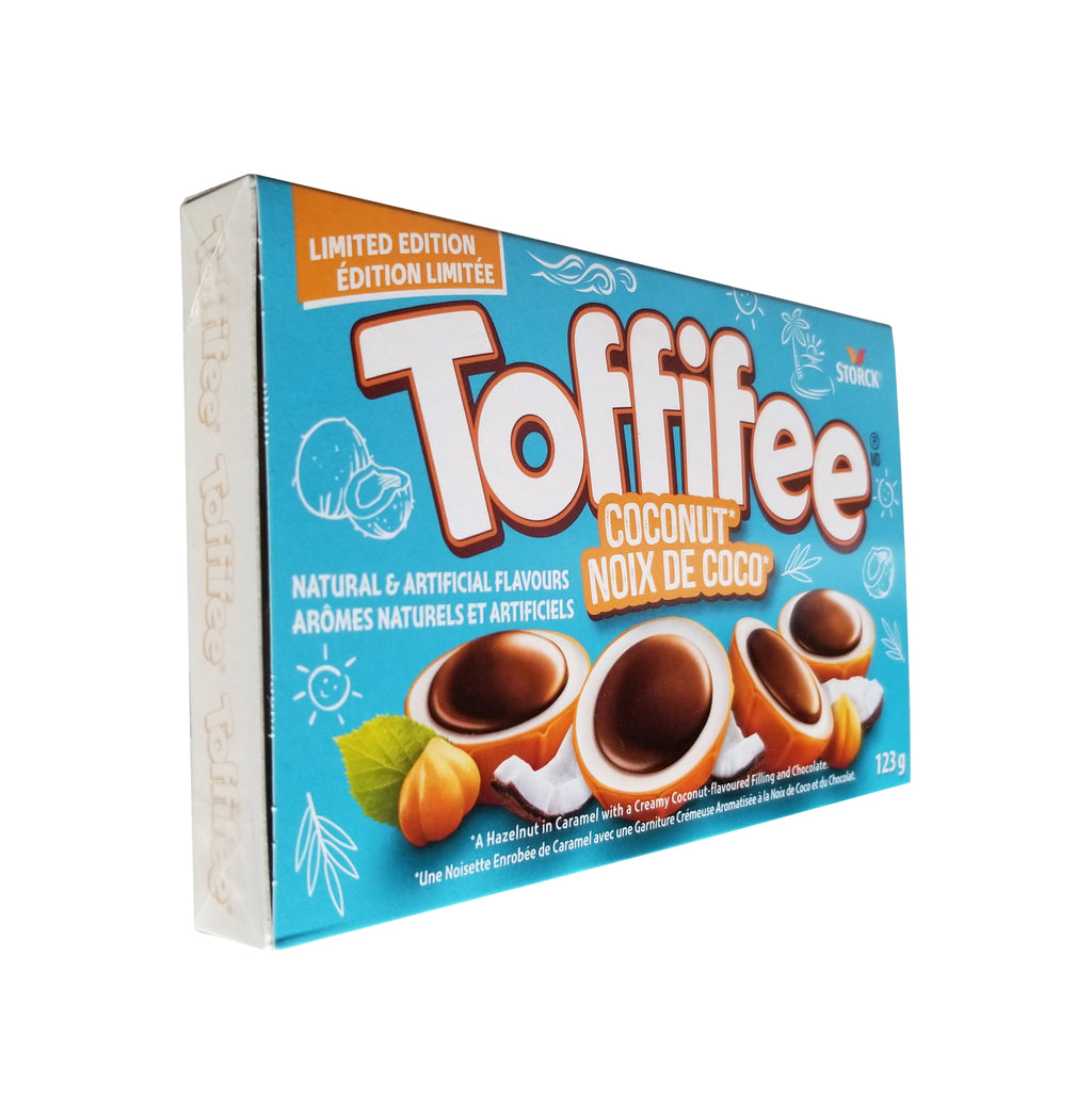 Storck Toffifee Coconut Hazelnut Chocolate, 123g/4.3 oz. Box