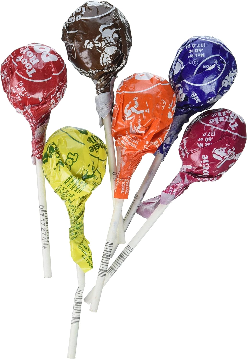 Tootsie Pops Assorted Miniatures, Tootsie Roll filled Lollipops