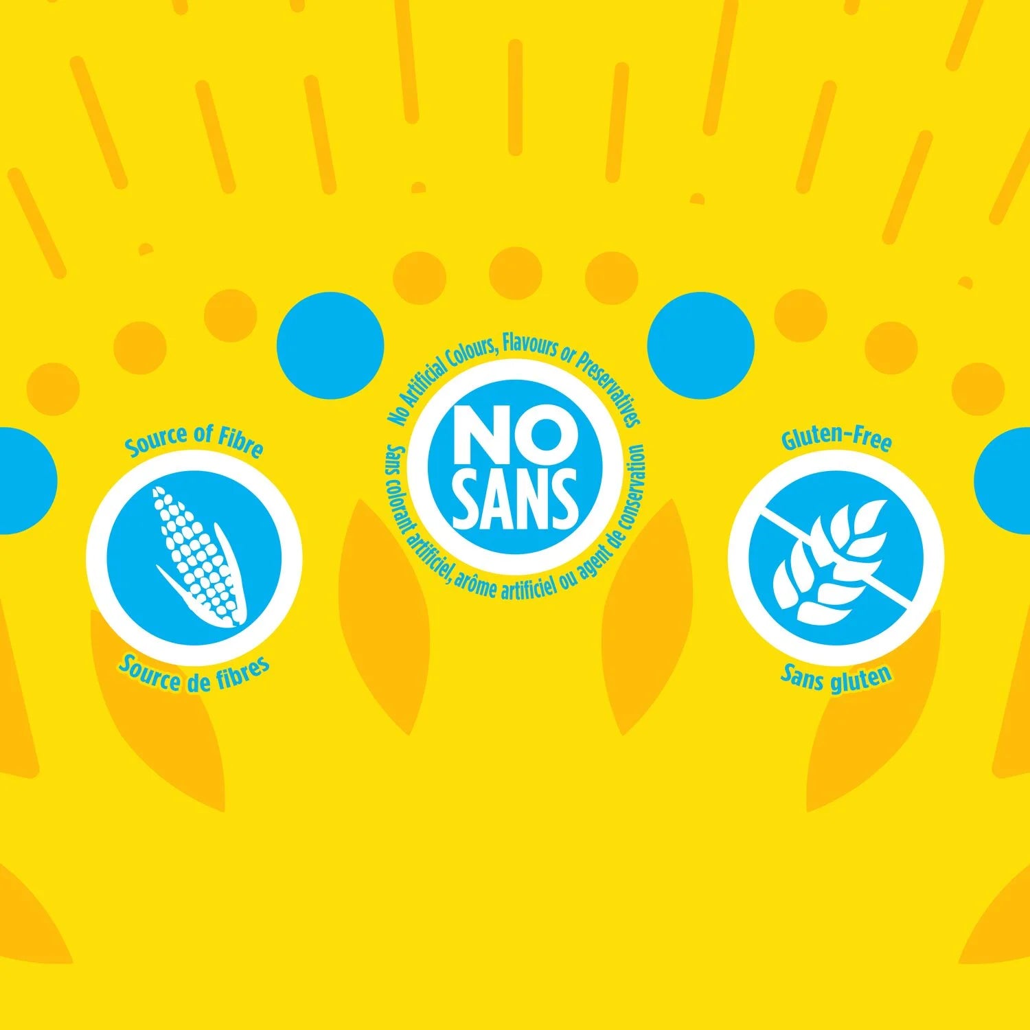 Tostitos Gold Tortilla Chips, picture of symbols