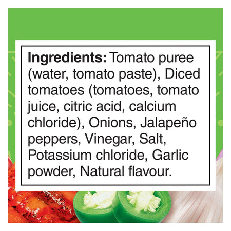 Tostitos Mild Salsa Dip, 645mL/22.5 fl. oz., Jar Back Side Ingredients
