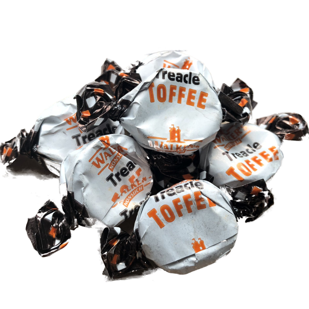 Walker's Nonsuch Treacle Toffees, 150g/5.3 oz., Bag. picture of treacle toffees.