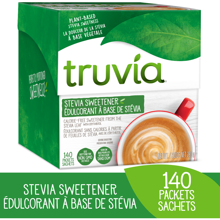 Truvia Calorie-Free Stevia Sweetener Packets, 140ct