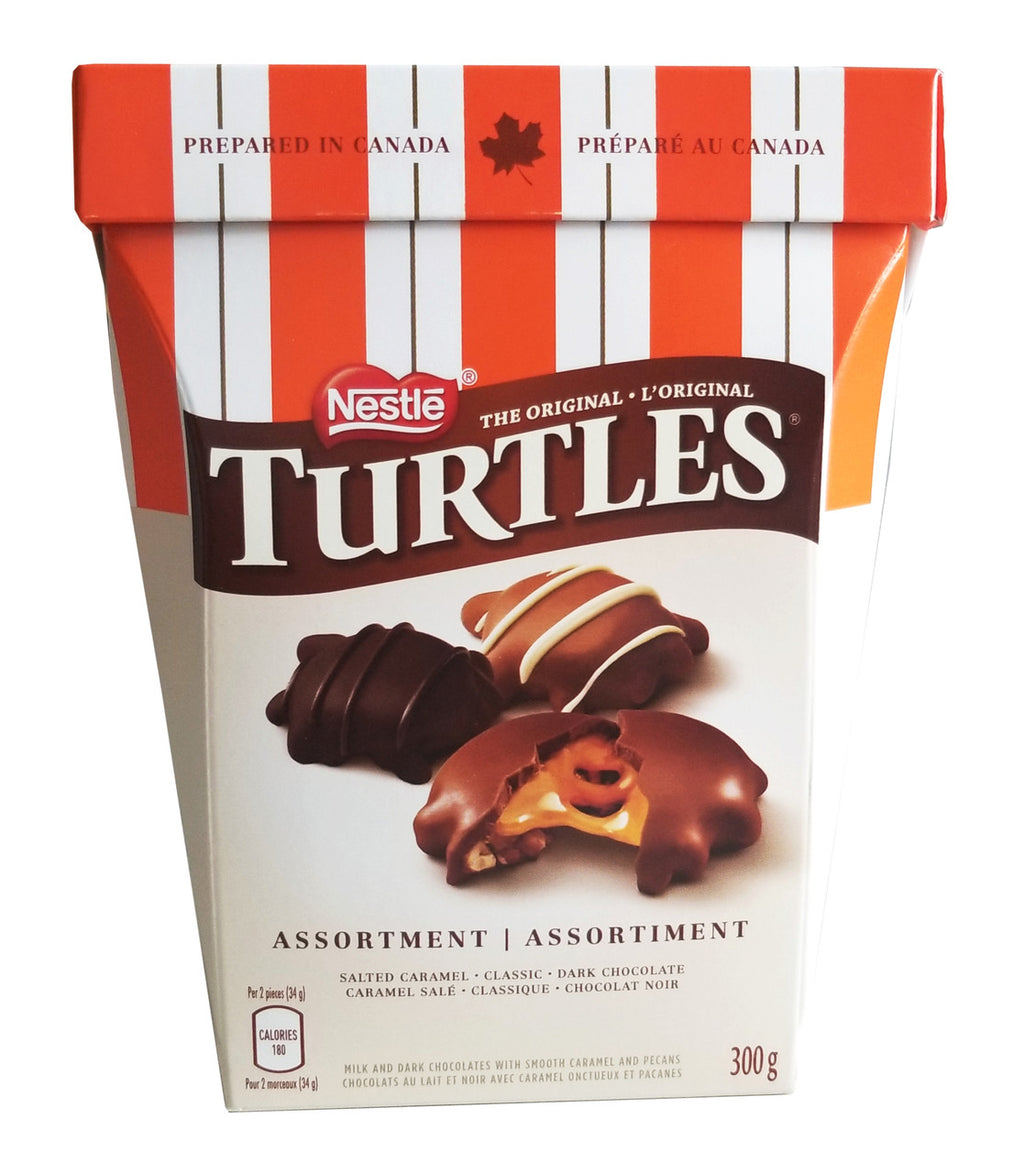 Nestle the Original Turtles Assortment, 300g/10.5 oz., Box {Imported from Canada}