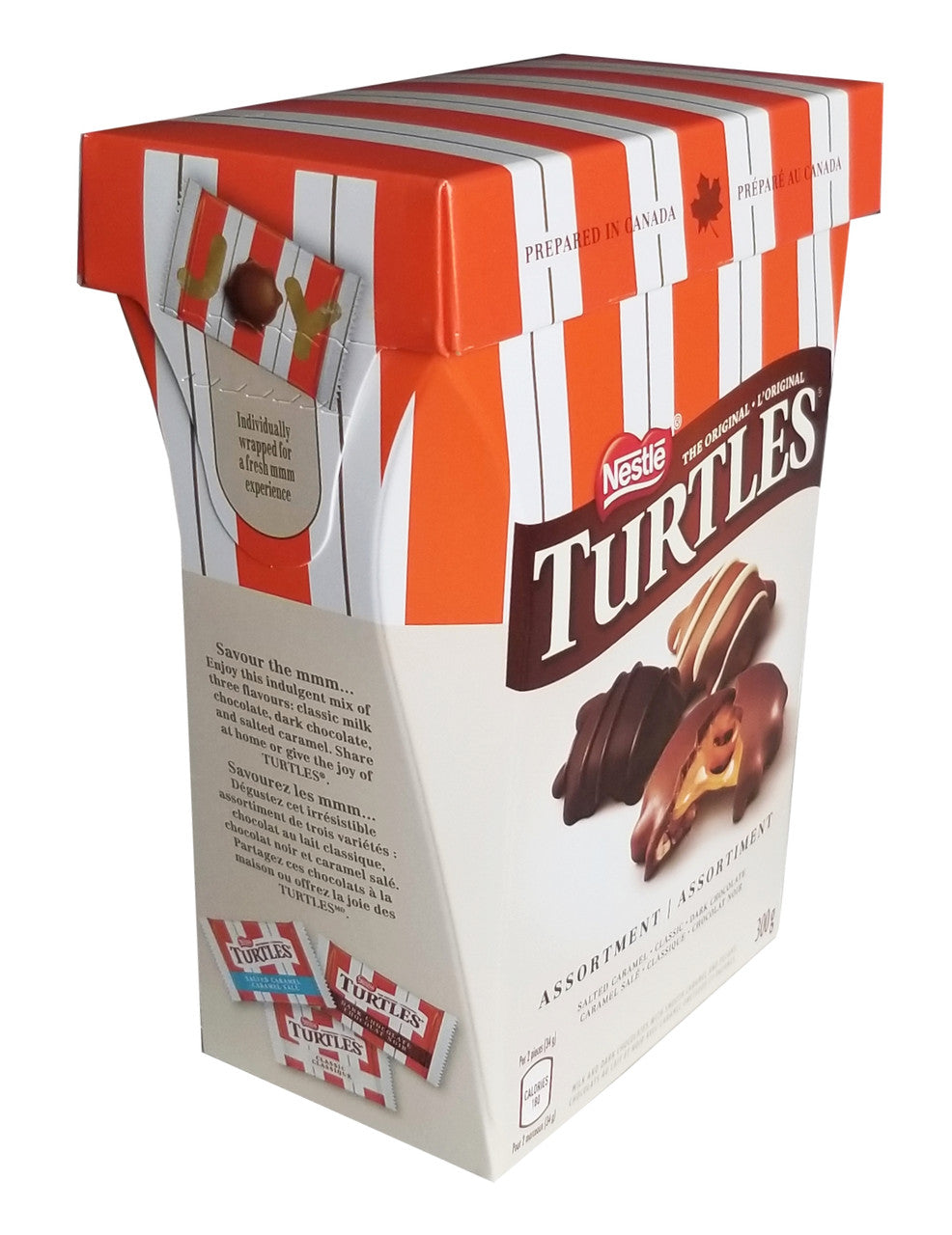 Nestle the Original Turtles Assortment, 300g/10.5 oz., Box {Imported from Canada}