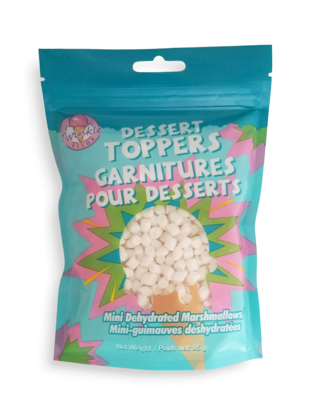 Twinkle Dessert Toppers Mini Dehydrated Marshmallows, 85g/3 oz. Bag