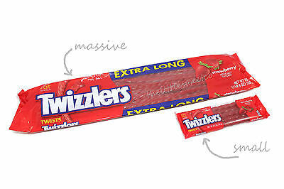 Twizzlers Extra Long Twists Strawberry Flavored, 708g/ 1.5 lbs. {Imported from Canada}
