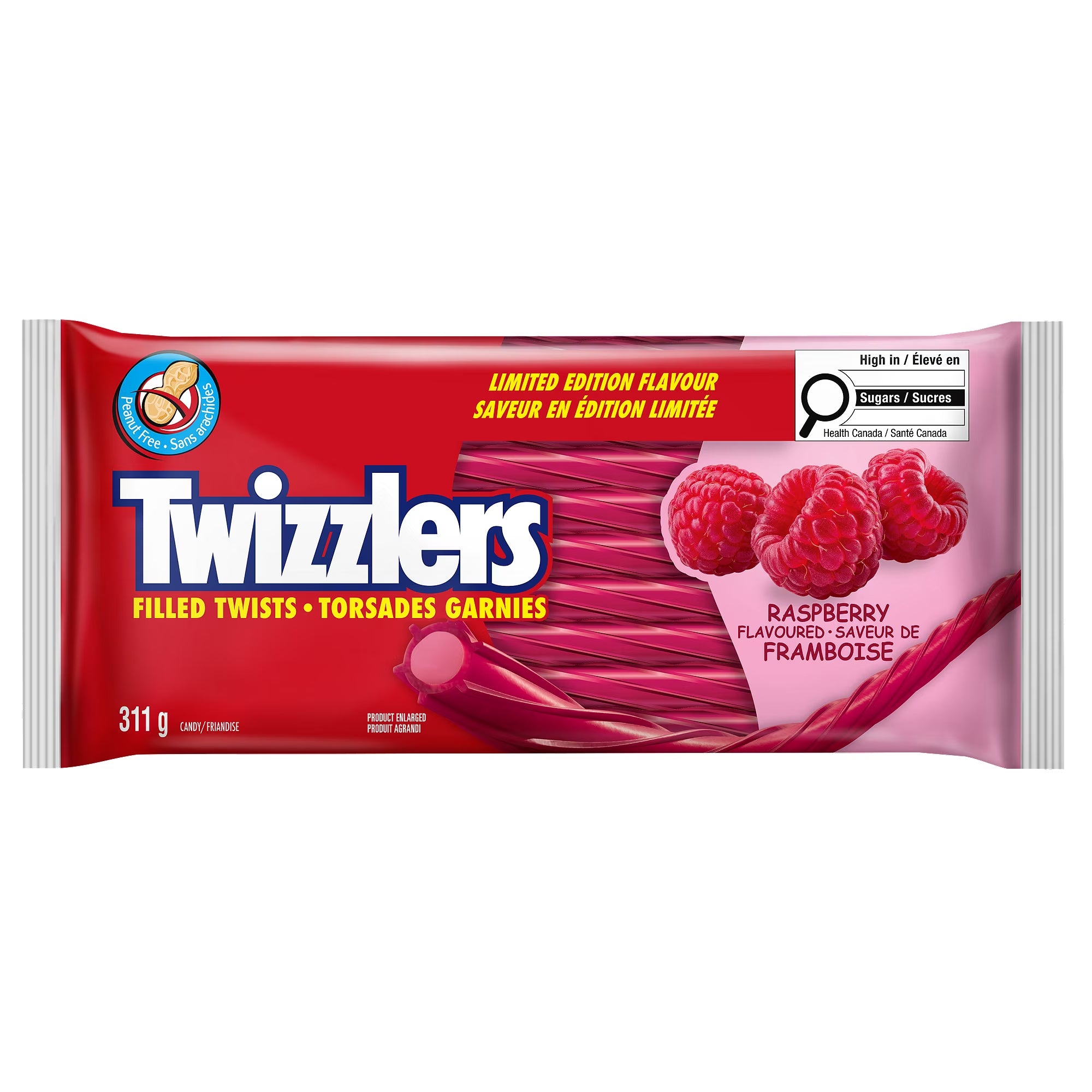 Twizzlers Raspberry Filled Twists Peanut Free 311 g (11 oz)