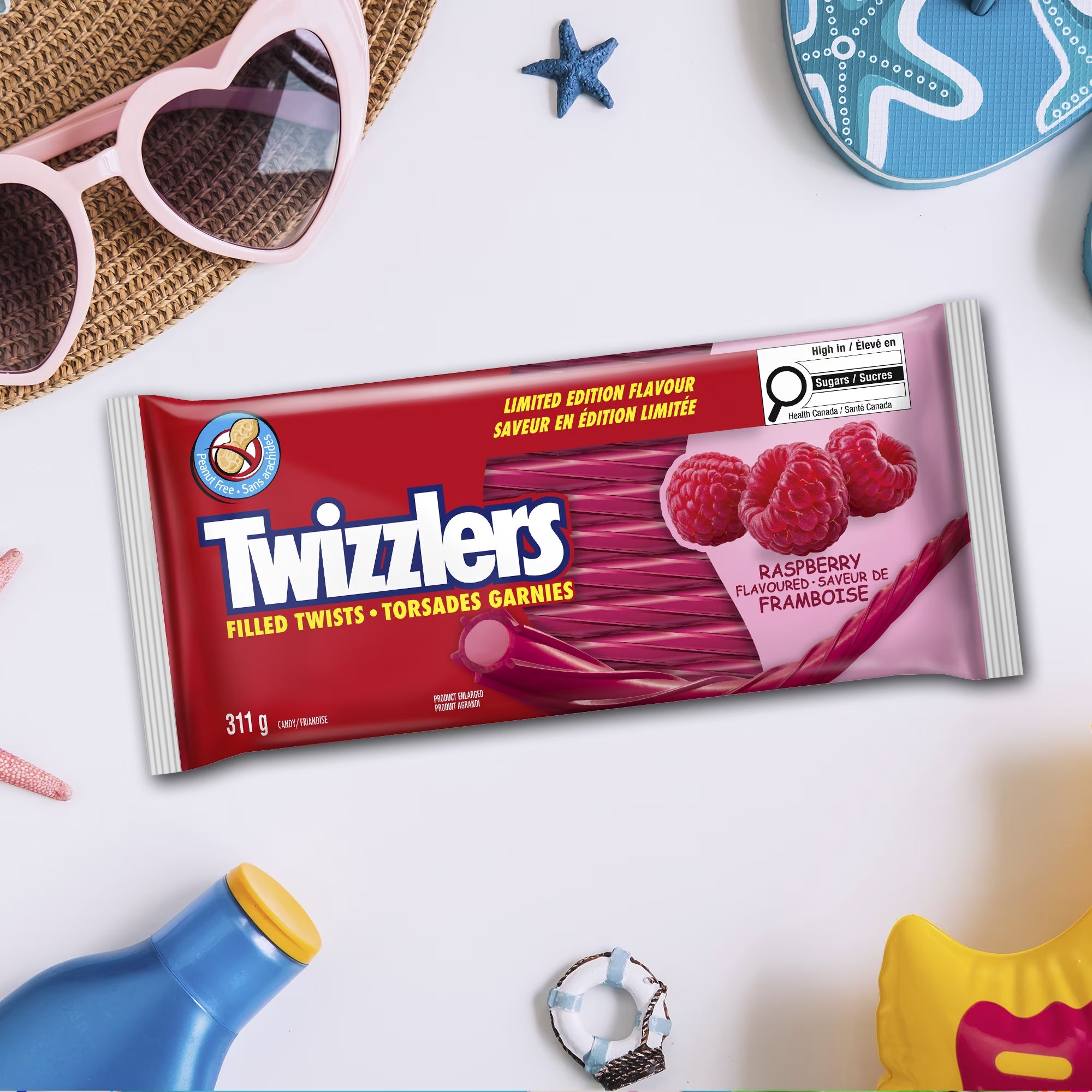 Twizzlers Raspberry Filled Twists Peanut Free 311 g (11 oz)