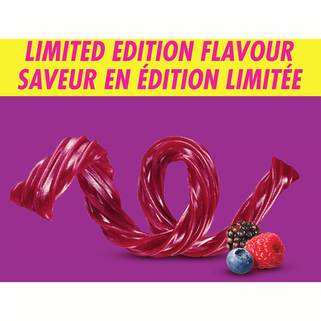 Twizzlers Wild Berry Flavored Twists, 400g/14.1 oz - Limited Edition Flavor Label
