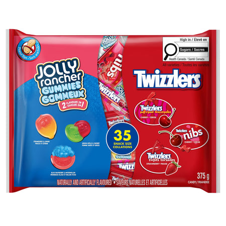 Twizzlers Assorted Gummy Mix Variety Pack, 35 ct, 375 g (13.2 oz)