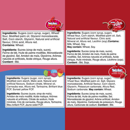 Twizzlers Assorted Gummy Mix Variety Pack, 35 ct, 375 g (13.2 oz)