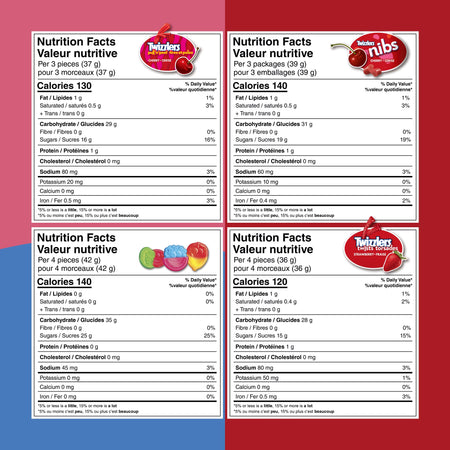 Twizzlers Assorted Gummy Mix Variety Pack, 35 ct, 375 g (13.2 oz)
