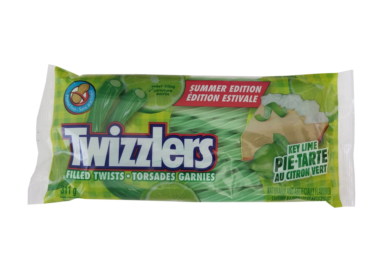 Twizzlers Licorice Candy, Key Lime Pie Flavor, Special Summer Edition, 311g/10.9 oz. {Imported from Canada}