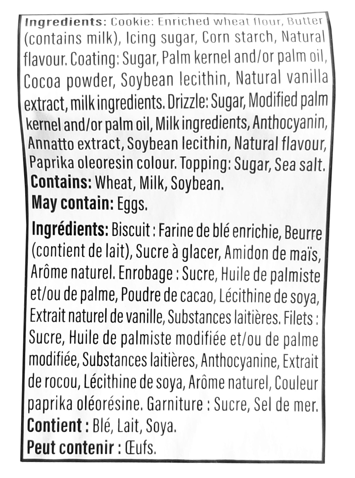 Two-Bite Salted Caramel Cookies, 440g/15.4 oz. Box {Imported from Canada}