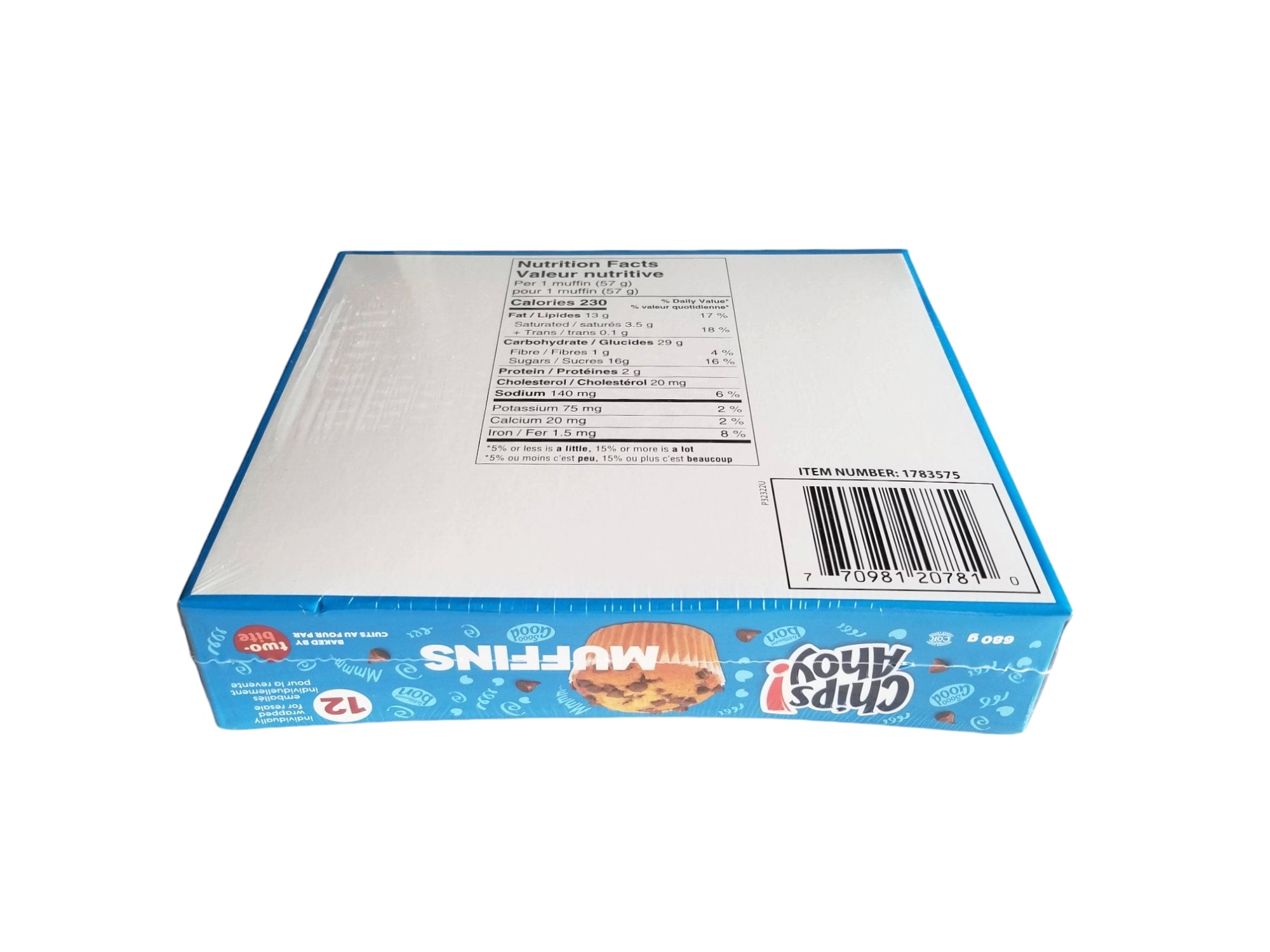 Two Bite Chips Ahoy! Muffins 12ct