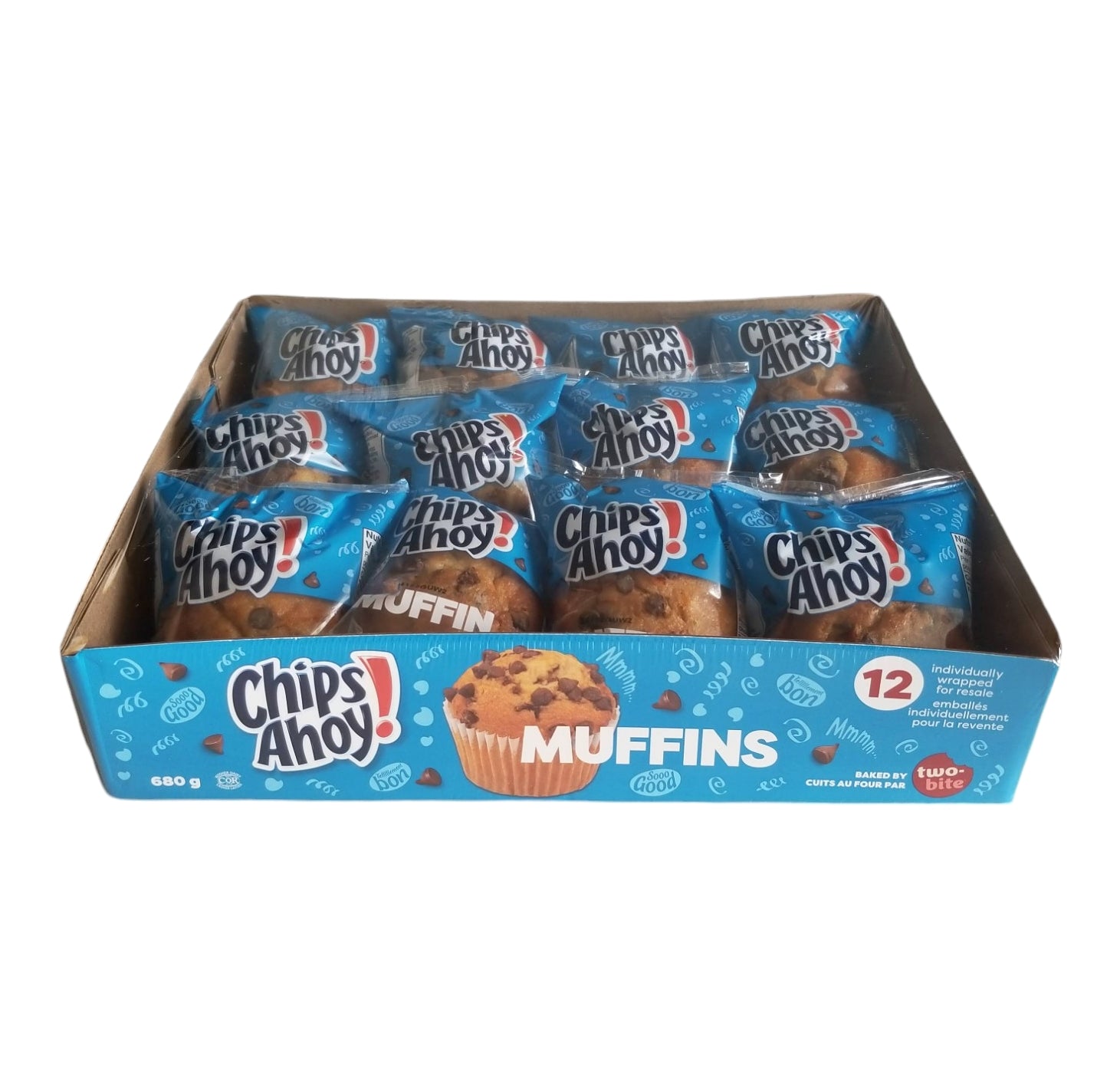 Two Bite Chips Ahoy! Muffins 12ct