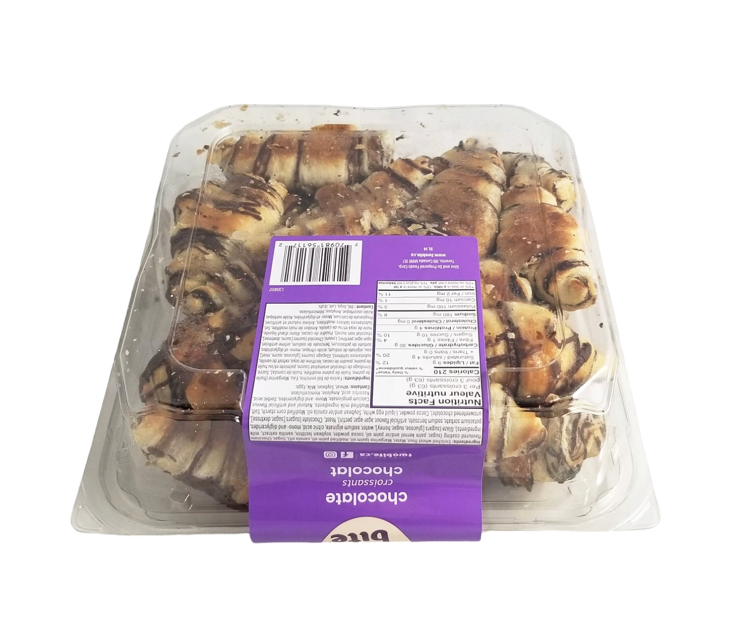 Two-Bite Chocolate Croissants, 423g/15 oz