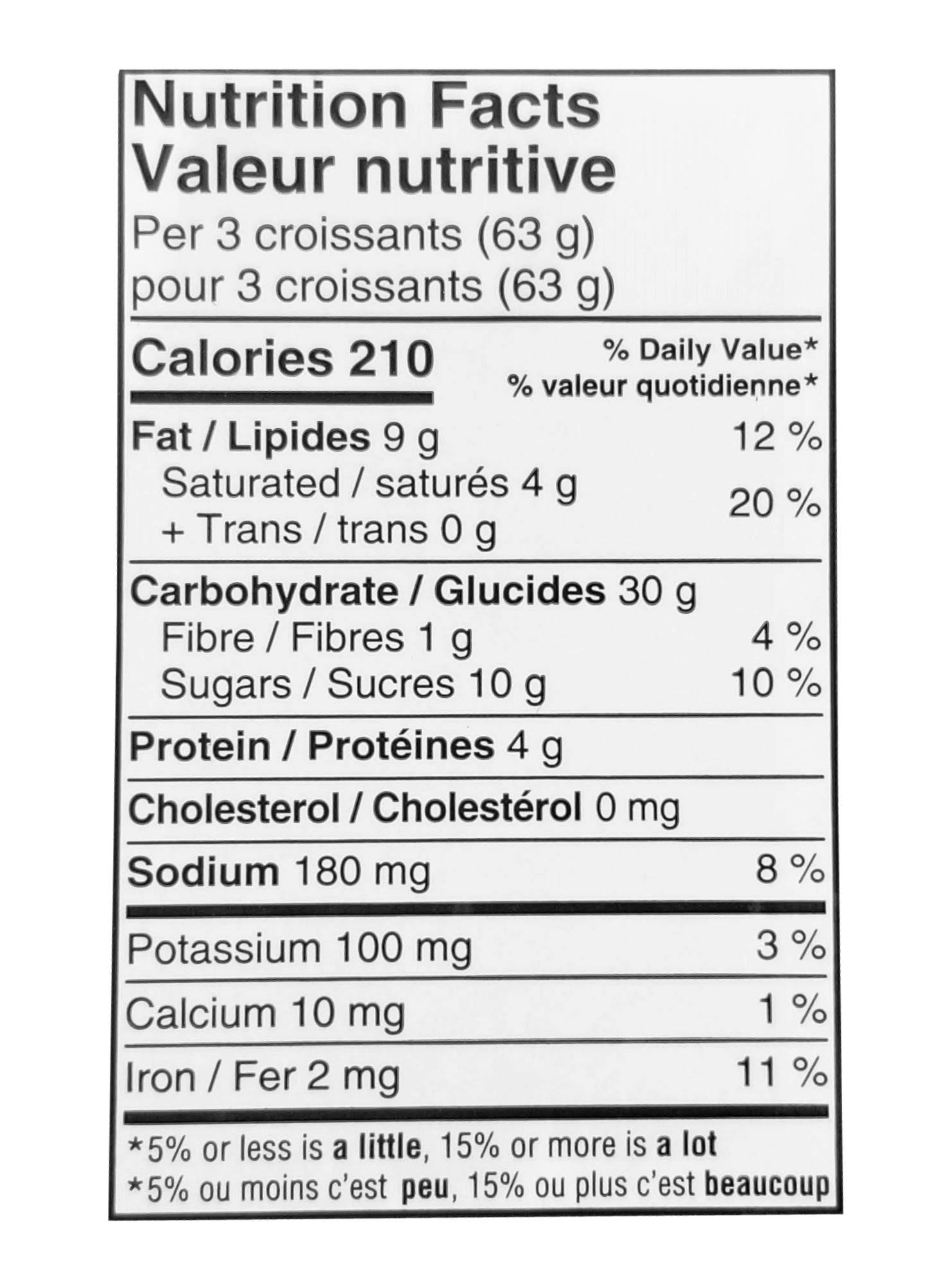 Two-Bite Chocolate Croissants, 423g/15 oz